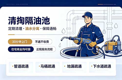 莱阳清掏隔油池